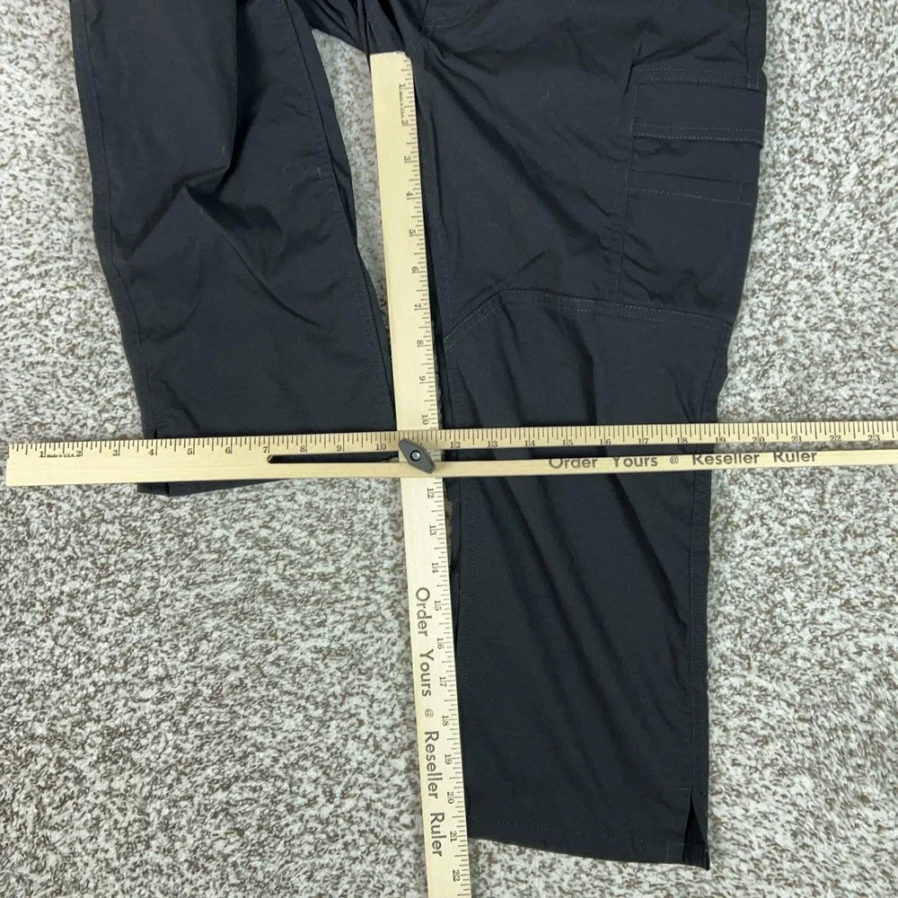 Carhartt Pants Womens 4 Black Straight Fit Cargo Capri Workwear Hiking Outdoor